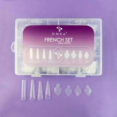 DNKa Reusable Upper Nail French Set Tips & Guides (Molds) 192/96pcs
