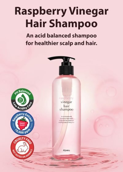 Raspberry Vinegar Hair Shampoo – Σαμπουάν με Βατόμουρο & Λάμψη