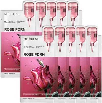 Η Rose PDRN Essence Sheet Mask επαναφέρει τη φυσική λάμψη και ελαστικότητα της επιδερμίδας χάρη στην ενισχυμένη σύνθεση με Rose PDRN. Η πλούσια essence ενυδατώνει σε βάθος, λειαίνει την υφή του δέρματος και χαρίζει φωτεινή, δροσερή και υγιή όψη. Το απαλό φύλλο μάσκας εφαρμόζει τέλεια σε κάθε καμπύλη του προσώπου, επιτρέποντας την αποτελεσματική απορρόφηση των δραστικών συστατικών χωρίς να αφήνει κολλώδες αποτέλεσμα. Βασικά Οφέλη Λάμψη & ζωντάνια: Το Rose PDRN συμβάλλει στη βελτίωση της ελαστικότητας της επιδερμίδας και χαρίζει υγιή, φυσική λάμψη. Ενυδάτωση & λεία υφή: Αναπληρώνει τα επίπεδα υγρασίας της επιδερμίδας, αφήνοντας το δέρμα απαλό, ελαστικό και μεταξένιο. Ομοιόμορφος τόνος: Βοηθά στη μείωση της θαμπής όψης και συμβάλλει σε πιο φωτεινή και ομοιόμορφη επιδερμίδα. Άνετη εφαρμογή: Το απαλό φύλλο μάσκας αγκαλιάζει ομοιόμορφα το πρόσωπο, εξασφαλίζοντας βέλτιστη απορρόφηση της essence, ενώ ταυτόχρονα αφήνει την επιδερμίδα να αναπνέει. Καταπραϋντικό αποτέλεσμα: Καταπραΰνει την επιδερμίδα που δείχνει κουρασμένη ή στρεσαρισμένη και υποστηρίζει την ισορροπία του υδρολιπιδικού φραγμού.