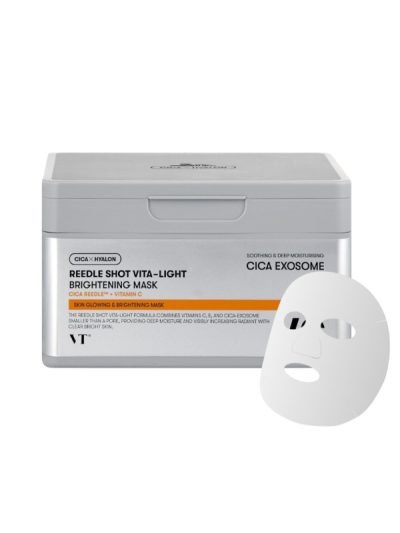 VT Vita-Light Μάσκες Λάμψης με Βιταμίνη C – 30τμχ