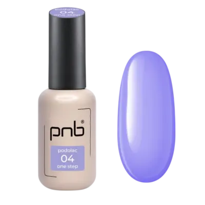 Μονοφασικό ημιμόνιμο βερνίκι (one-step) PNB Vibe №04 (8 ml) μωβ