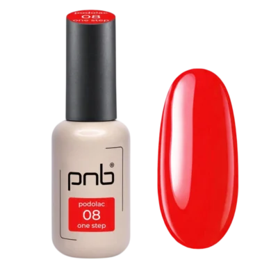 Μονοφασικό ημιμόνιμο βερνίκι (one-step) PNB Cherry №08 (8 ml) Κόκκινο