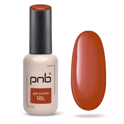 Ημιμόνιμο Βερνίκι Νυχιών PNB 18L Amber Ritual (8 ml)Καφέ