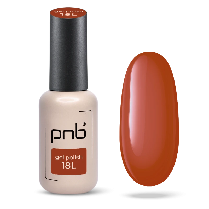 Ημιμόνιμο Βερνίκι Νυχιών PNB 18L Amber Ritual (8 ml)Καφέ