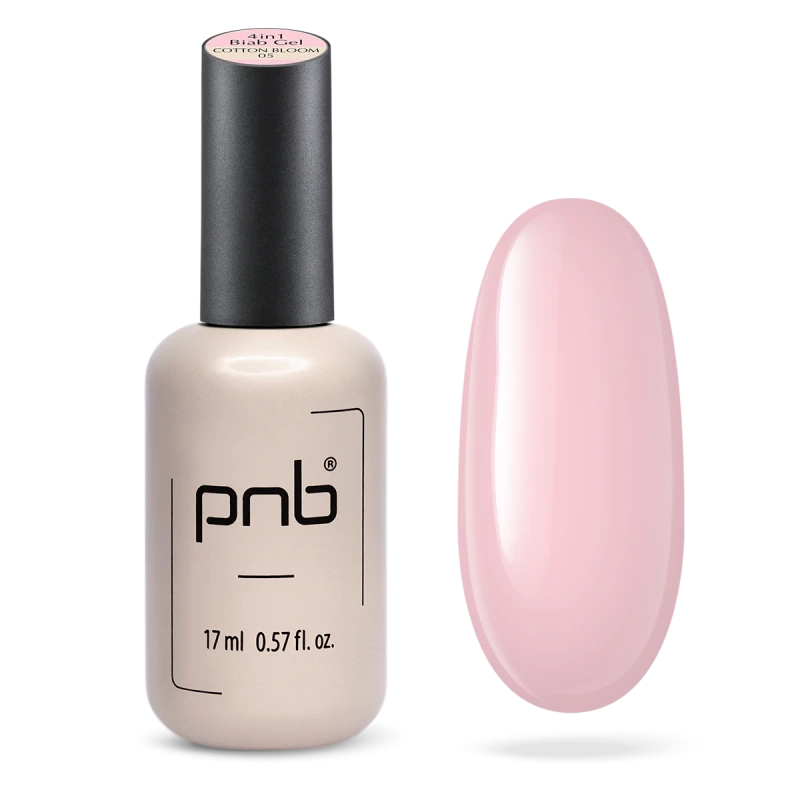 PNB UV/LED 4 in 1 BIAB GEL 05 Cotton Bloom (Ροζ) 17 ml