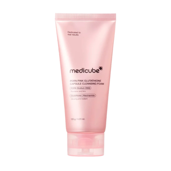 MEDICUBE PDRN Pink Glutathione Capsule Cleansing Foam 120gr